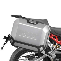 Shad TERRA 2xTR47 aluminum suitcase kit + 4P brackets (D0MV114P) MULTISTRADA 1200 V4