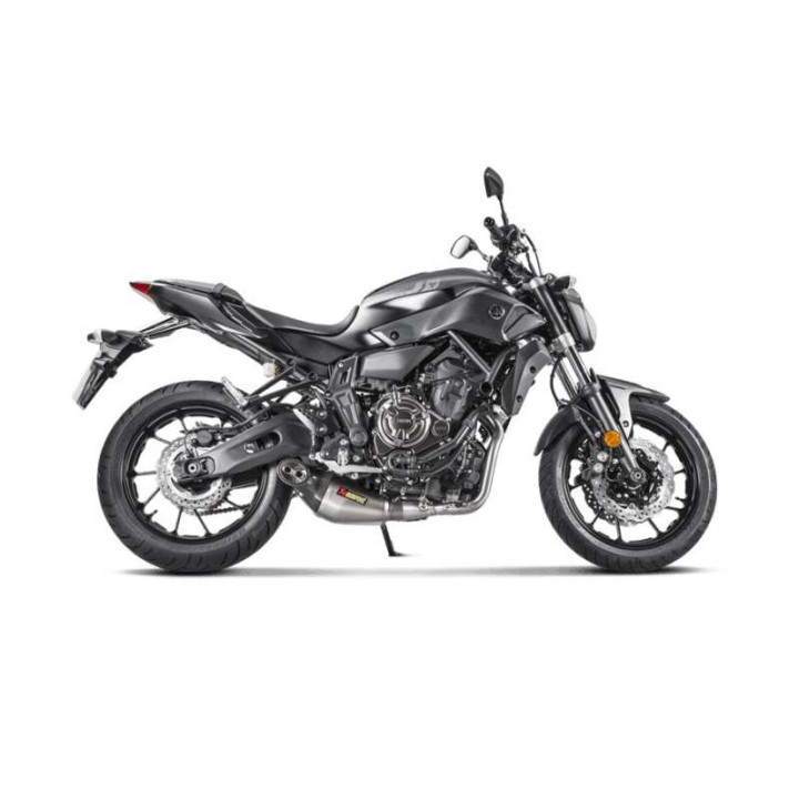 Ligne complète homologuée Akrapovic RACING Titane Yamaha MT-07 14-