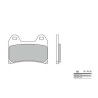 Plaquettes de frein sinter BREMBO 07HO47SA
