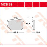 Plaquettes de frein TRW MCB68