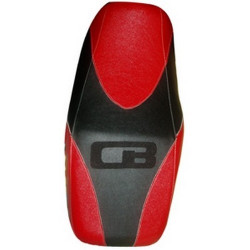 Saddle cover Bagster Bordeaux Clair/Noir/Letters Blanches Honda CB500 03