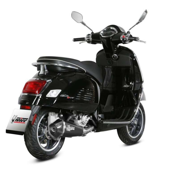 Silencer Mivv DELTA RACE Inox black (P.009.LDRB) Piaggio Vespa GTS 300