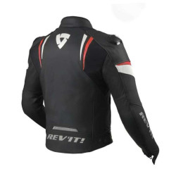 Blouson moto Rev'it GLIDE NOIR/ROUGE - TAILLE 58 2
