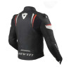 Blouson moto Rev'it GLIDE NOIR/ROUGE - TAILLE 58