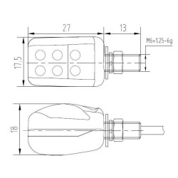 Clignotants moto leds Puig CHIP (9942N) 2