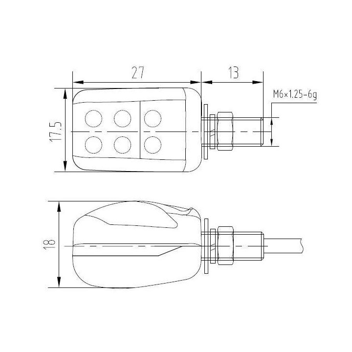 Clignotants moto leds Puig CHIP (9942N)