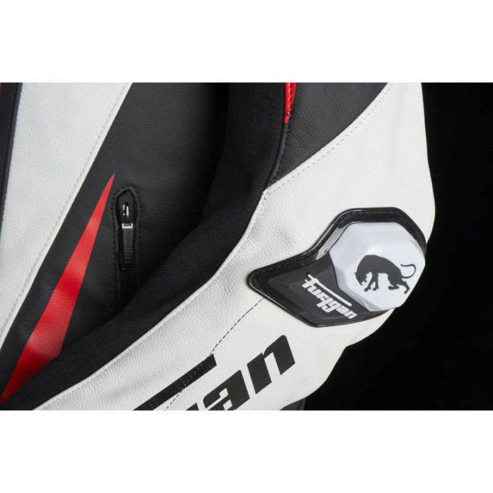 Sliders coudes moto Furygan Blanc