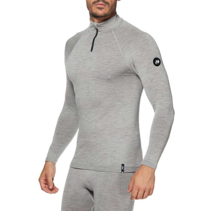 Maillot thermique moto SIXS TS13 MERINOS GRAY