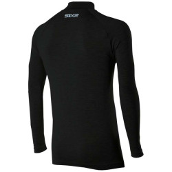 Maillot thermique moto SIXS TS13 MERINOS BLACK 2