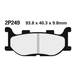 Plaquettes de frein semi-metal Nissin 2P249 NS