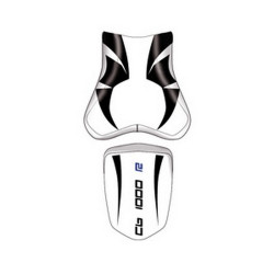 Saddle cover Bagster (2207C) White/Black Honda CB1000R 08-11