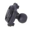 Support SW-Motech T-LOCK + boule pour bras de fixation