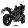Ligne complète Mivv OVAL Titane (Y.058.L4C) Yamaha MT-07 TRACER