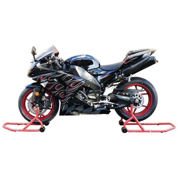 Kit for front and rear demountable BikeTEK roller and L supports