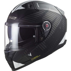 Casque moto LS2 FF811 VECTOR II SPLITTER Noir/Blanc 22.06