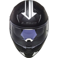Casque moto LS2 FF811 VECTOR II SPLITTER Noir/Blanc 22.06 2