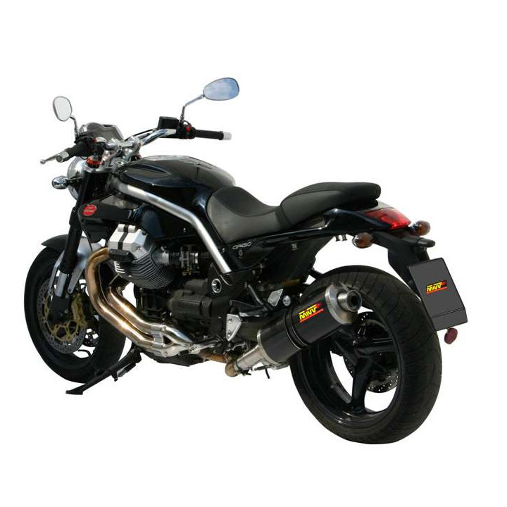 Mivv OVAL carbon muffler (M.005.LEC) Moto Guzzi GRISO 850