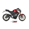 Complete line Mivv GP PRO Inox black (H.077.LXBP) Honda CB125R Neo Sports Café 21-