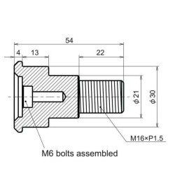 DAYTONA YAMAHA M16 handlebar ends 2