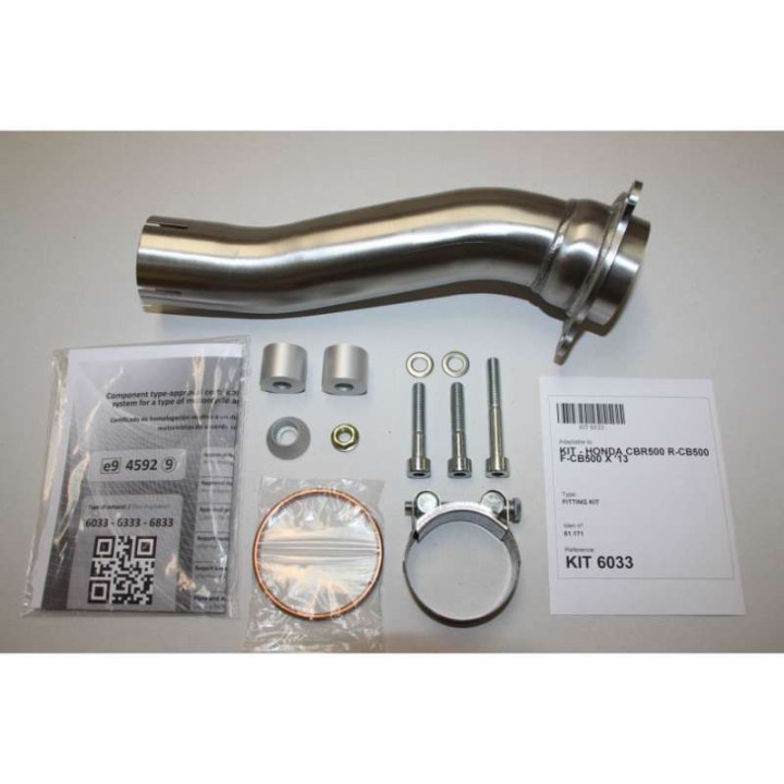 Stainless steel Ixil SOVE (OH6033VSE) Honda CB500F/X/CBR500R 13-18