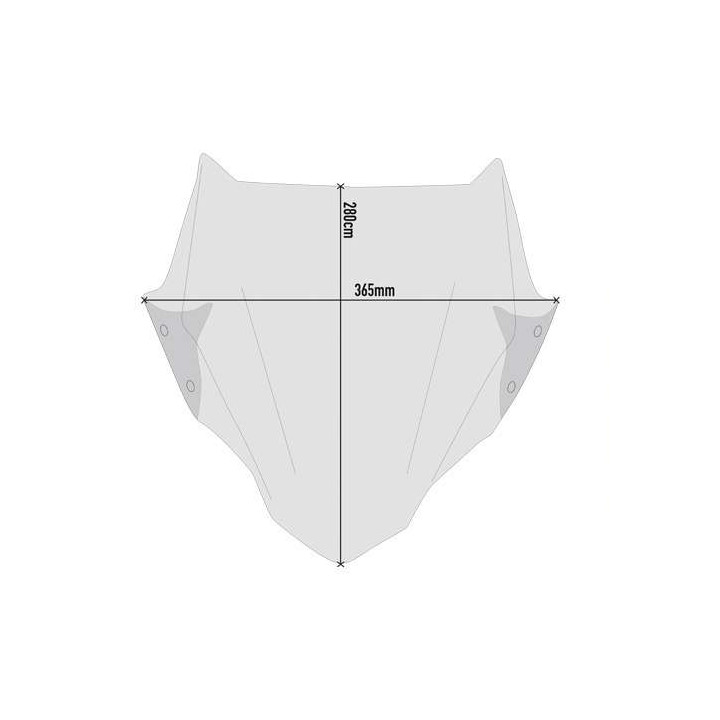 Pare-brise fumé Givi 4128S (sans fixation)