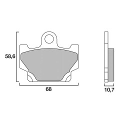 Brake plates Brembo 07YA1011