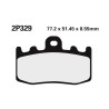 Plaquettes de frein racing sinter Nissin 2P329 ST