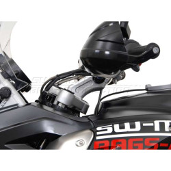 Booster seat with SW-Motech BARBACK +20/-30 BMW R1200GS 08-12 2