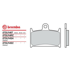 Plaquettes de frein moto sinter Brembo 07SU14SA