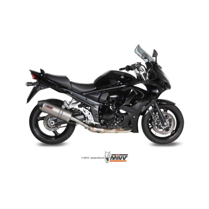 Mivv OVAL Titanium-approved muffler (S.029.LNC) Suzuki GSF1250 Bandit/S/GSX 1250 FA