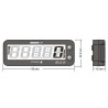 Compte-tours KOSO Pro-1 LCD (BA054000)
