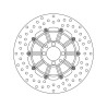 Rear brake disc Brembo Série Oro 68B407D3 BMW K100/K1100LT