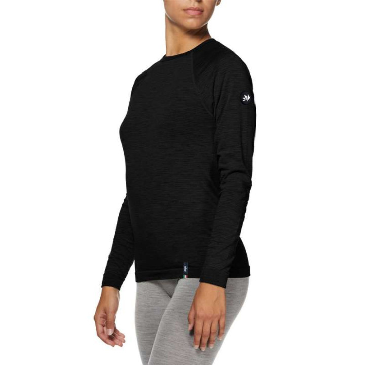 Maillot thermique moto SIXS TS2 MERINOS BLACK