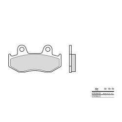 Plaquettes de frein carbone céramique avant BREMBO 07038CC