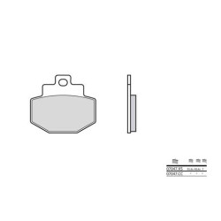 Plaquettes de frein carbone céramique avant BREMBO 07047CC