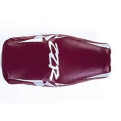 Housse de selle Bagster (2024K) Bordeaux Fonce/Argent/Lettres Argent Kawasaki ZZR600 96