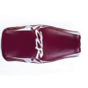 Housse de selle Bagster (2024K) Bordeaux Fonce/Argent/Lettres Argent Kawasaki ZZR600 96