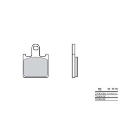 Brake pads sinter BREMBO 07KA28SR