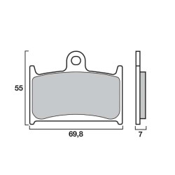 Brembo sinter brake pads 07SU22SA