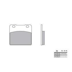 Brake pads sinter BREMBO 07SU06SP