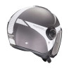 Casque moto Scorpion EXO-CITY II SHORT Argent mat / Blanc