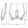 Windshield Puig NAKED NEW GENERATION SPORT (3858) SVARTPILEN 701