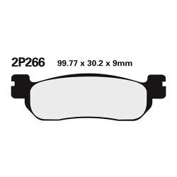 Plaquettes de frein semi-metal Nissin 2P-266NS