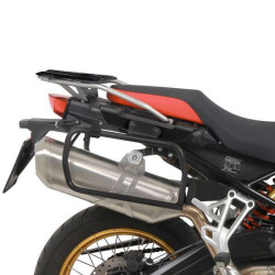 Shad TERRA TR36/TR47 BLACK aluminum suitcase kit + 4P brackets (W0FS824P) BMW F750GS/F850GS 2