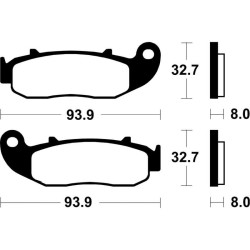 BENDIX MA426 organic brake pads 2