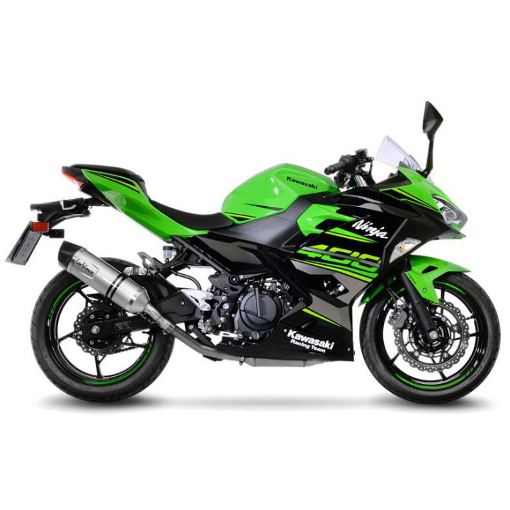 Approved muffler LeoVince LV ONE EVO Inox (14259E) Kawasaki Ninja 400 18-