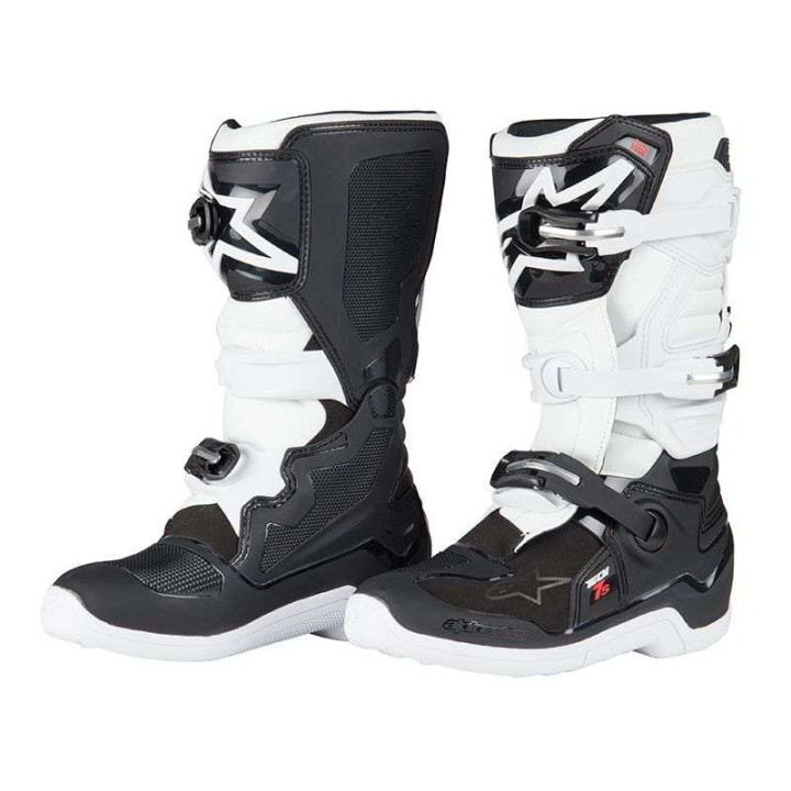 Bottes enfant ALPINESTARS TECH 7S BLACK WHITE