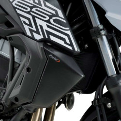 Puig matte black radiator shrouds (9371J) Kawasaki Z650