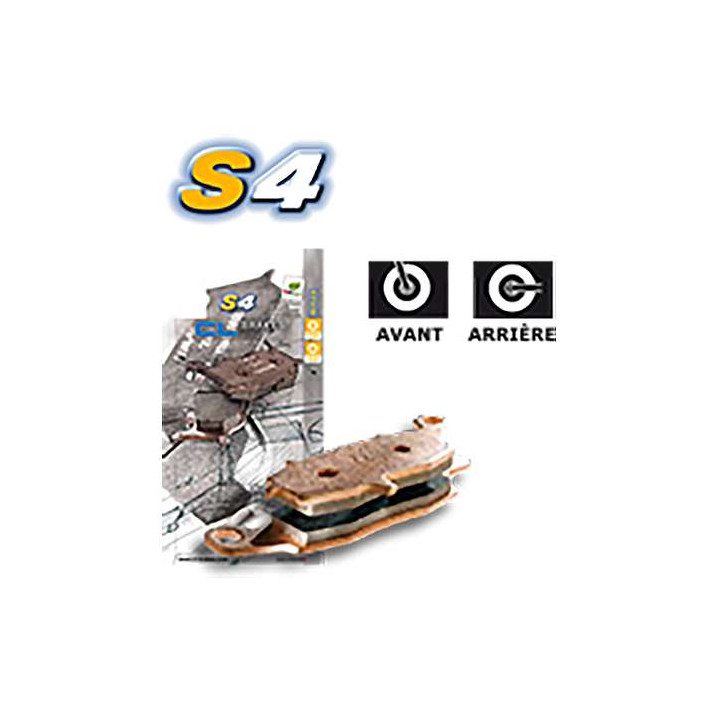 Plaquettes de frein sinter CL BRAKES 2284S4