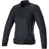 Blouson moto été femme Alpinestars ELOISE v2 AIR Noir